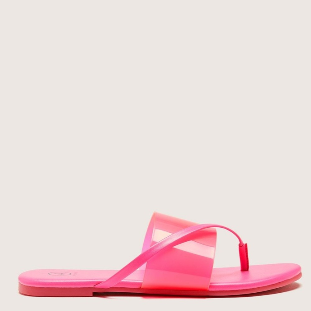 ⭐️FREE WITH PURCHASE⭐️ 
Neon Pink Sandals